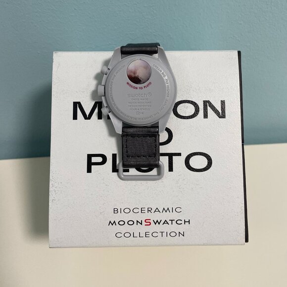 🍪 Swatch x Omega MoonSwatch Mission to Pluto | Phantom Gray Bioceramic - Picture 5 of 6